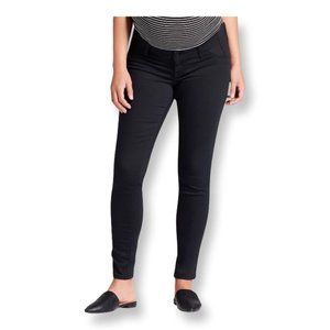 Isabel Maternity - Inset Panel Skinny Maternity Jeans - Size 4/27 - Black Color